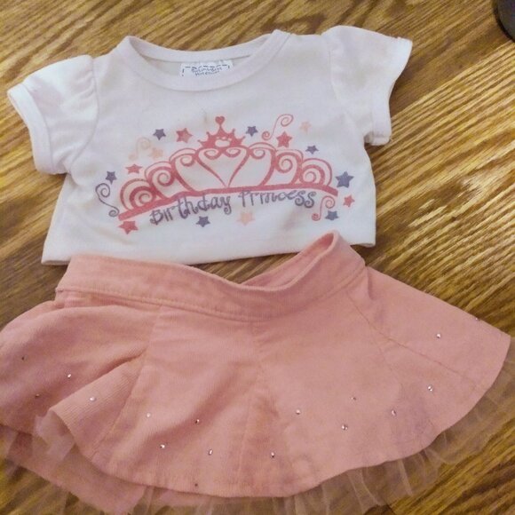 Plush Build a Bear pink plush stuffed bear - Picture 4 of 8